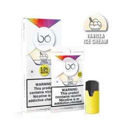 電子タバコ リキッド - Vanilla Ice Cream(バニラ・アイスクリーム) BO One ニコチン入りカートリッジ 1個入り